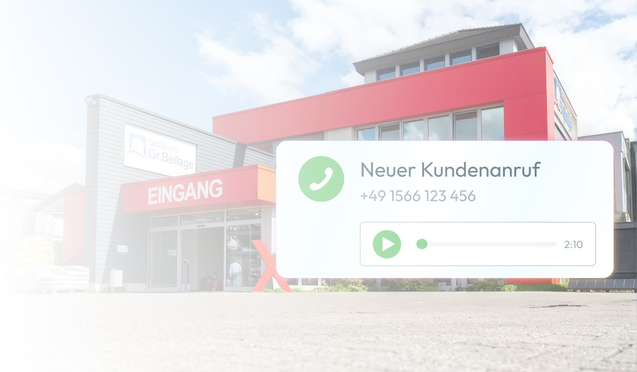 KI für den Außendienst: Wie bauXpert Gr. Beilage mit einem Voice AI Assistant den Vertrieb neu organisiert Featured Image