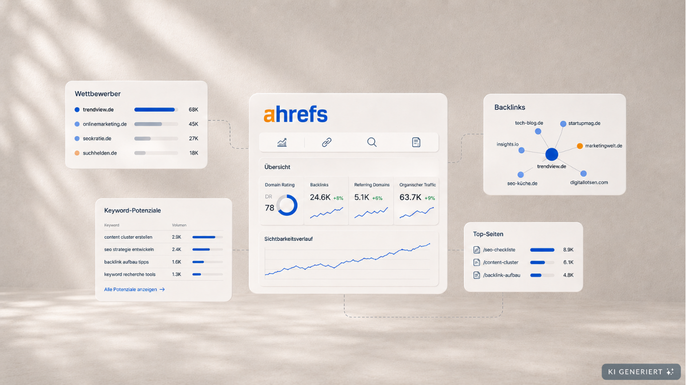 Ahrefs, sistrix und semrush